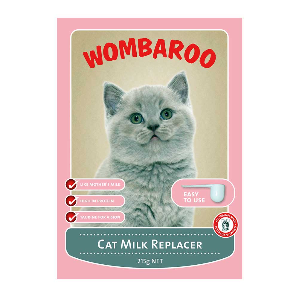 Wombaroo Cat  Replacement Milk 215g