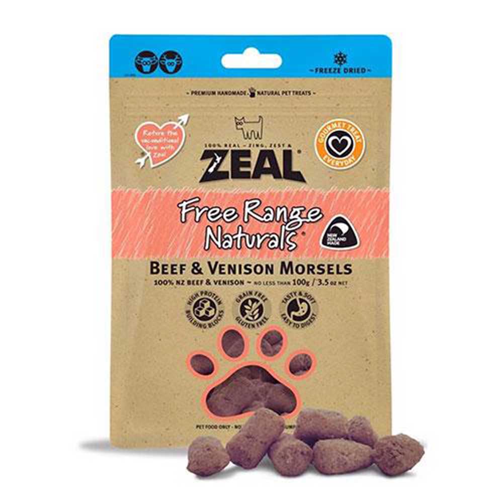 Zeal Green Beef & Vension Cat-Dog Treat