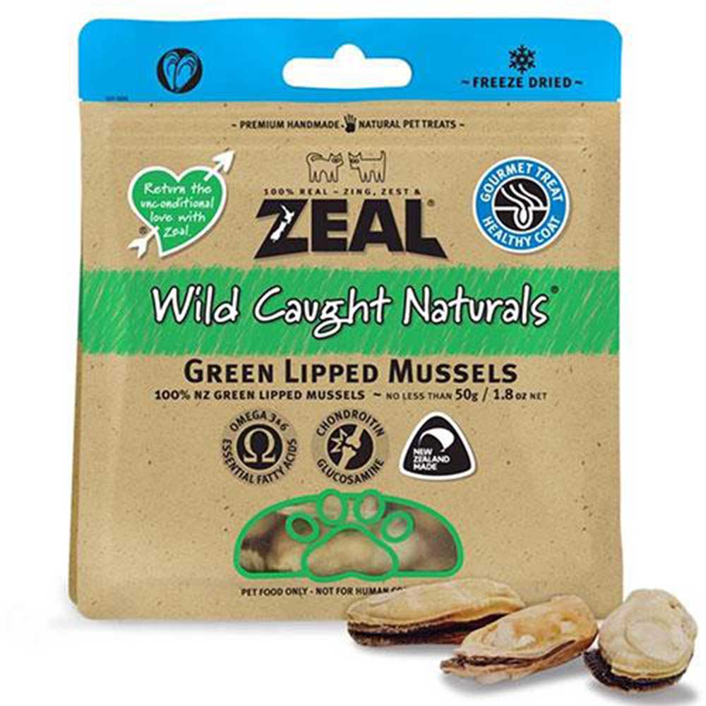 Zeal Green Lipped Mussels 50gm
