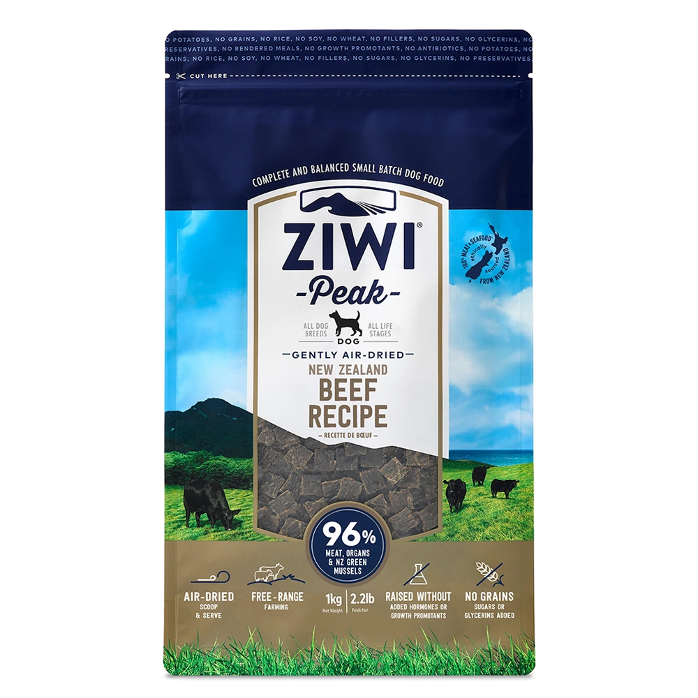 ZiwiPeak Beef Dry Dog Food 1kg