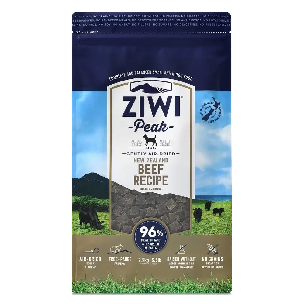 ZiwiPeak Beef Dry Dog Food 2.5kg