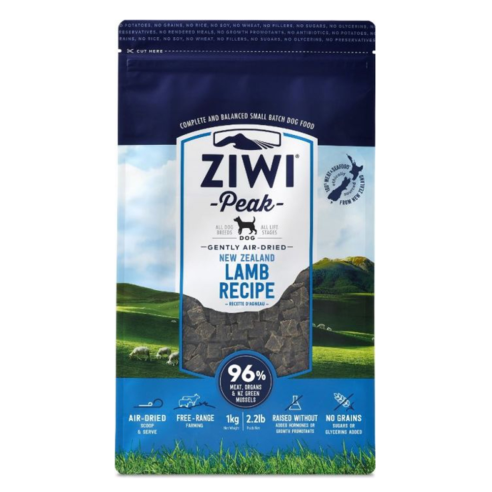 ZiwiPeak Lamb Dry Dog Food 1kg