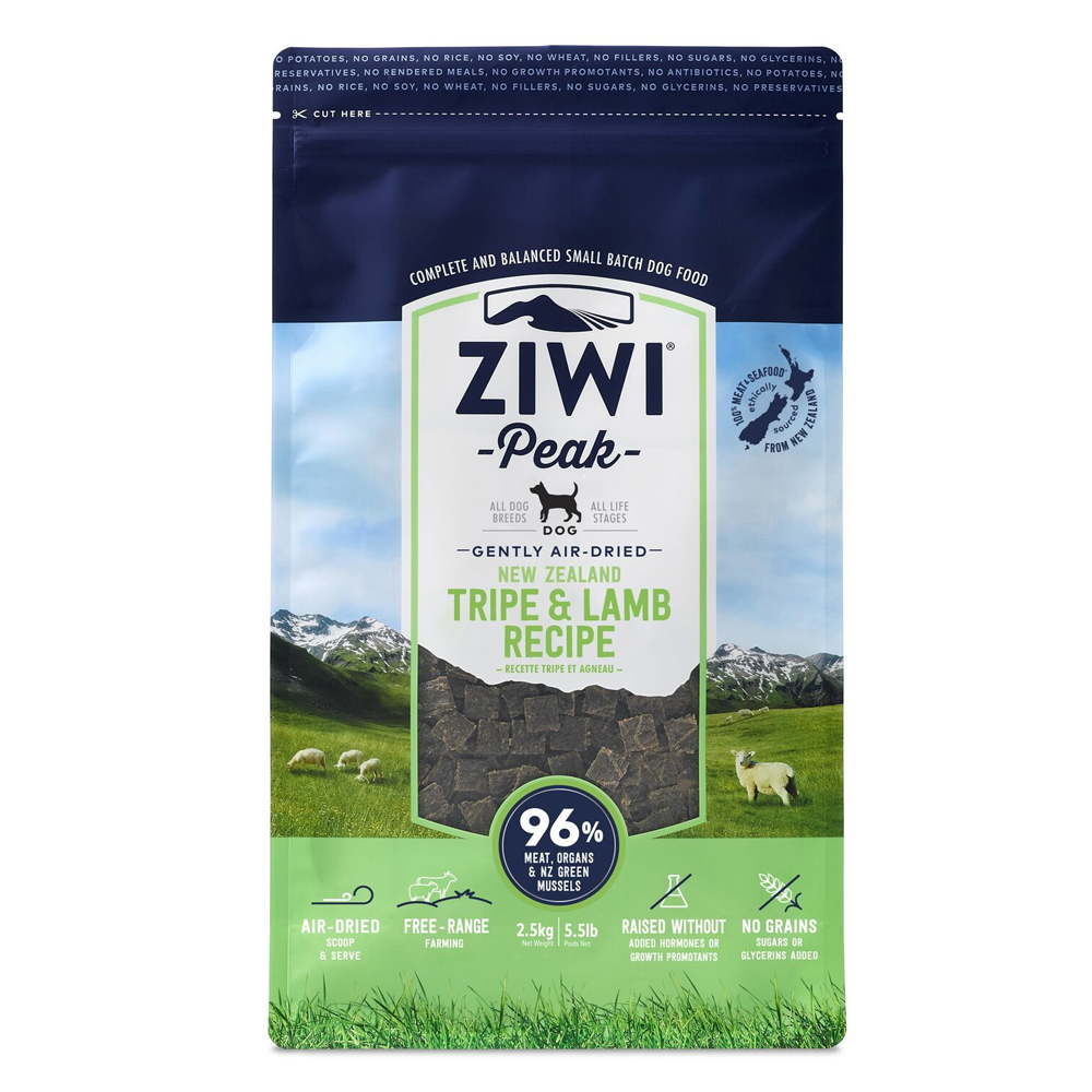 ZiwiPeak Tripe-Lamb Dry Dog Food 2.5kg