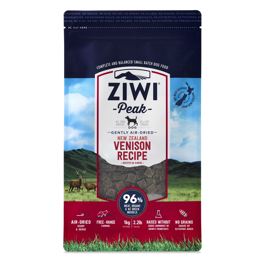 ZiwiPeak Venison Dry Dog Food 1kg