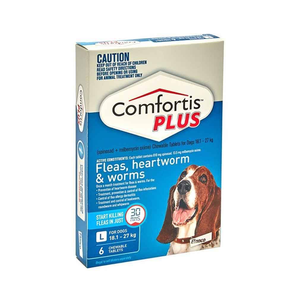 Comfortis Plus Large Dogs 18-27kg, 6pk