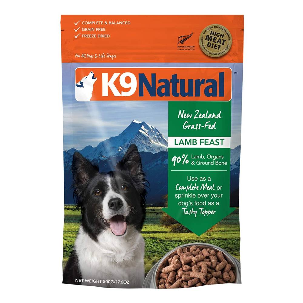 K9 Natural Lamb FD Dog Food 500gm