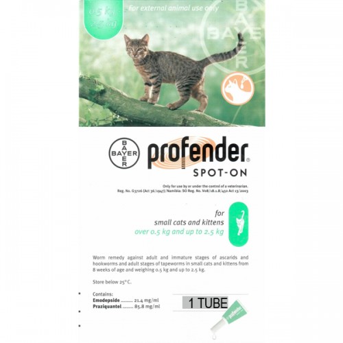 Profender Spot On Small Cat 2 Tubes
